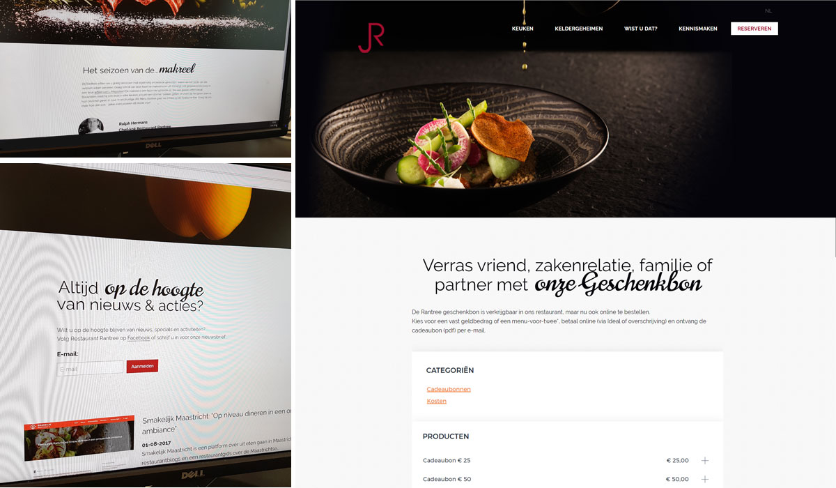 webdesign restaurant rantree, Maastricht