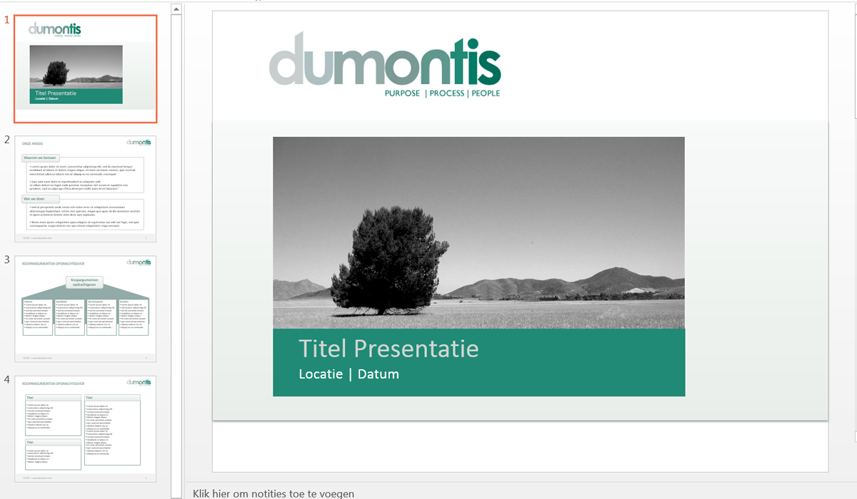 powerpoint template Dumontis